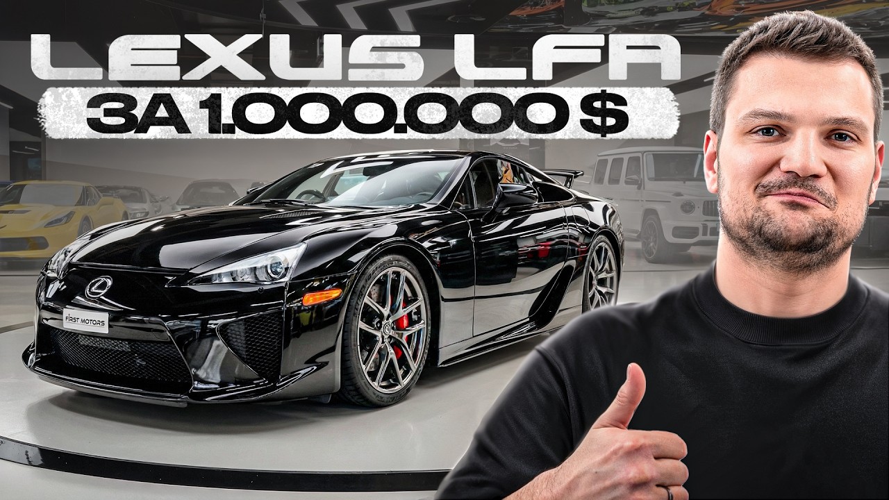 Забрали легендарный LEXUS LFA: первый в России! Цена ошибки — 1 МЛН $